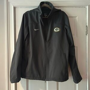 Green Bay Packers Nike zip up hooded lightweight jacket